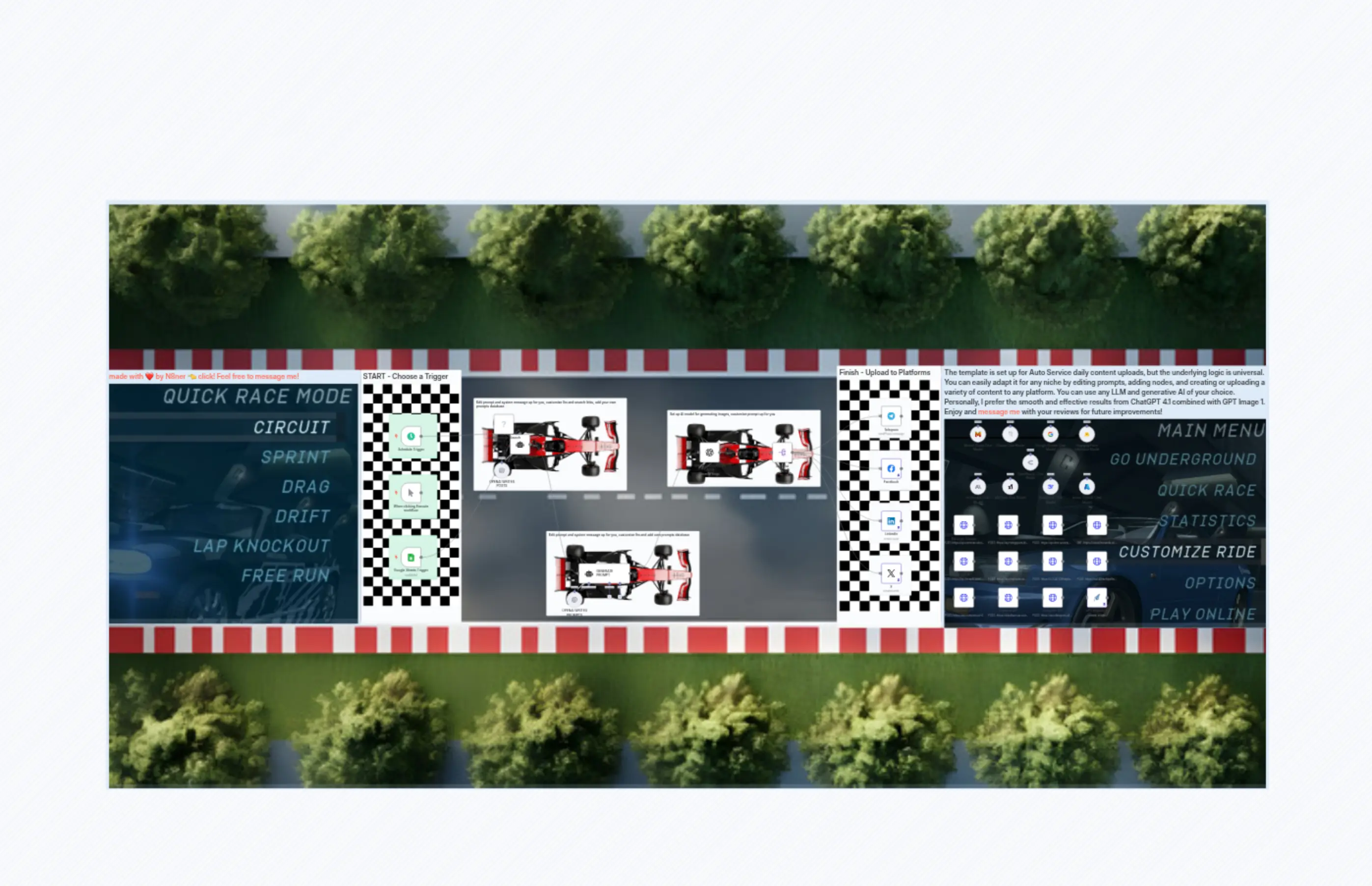 🤖 AI content generation for Auto Service 🚘 Automate your social media📲!